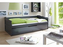 Rozkládací postel BEDBED-BLACK 90x200